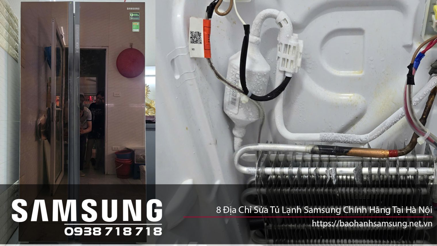 8 Địa chỉ sửa tủ lạnh Samsung chính hãng tại nhà Hà Nội