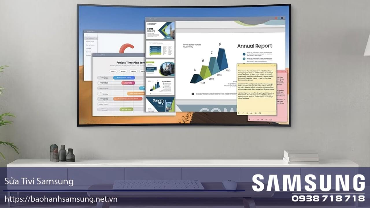 High-quality Samsung TV repair service in Vietnam, expert troubleshooting, maintenance, and technical support for Samsung TV models to ensure optimal performance.