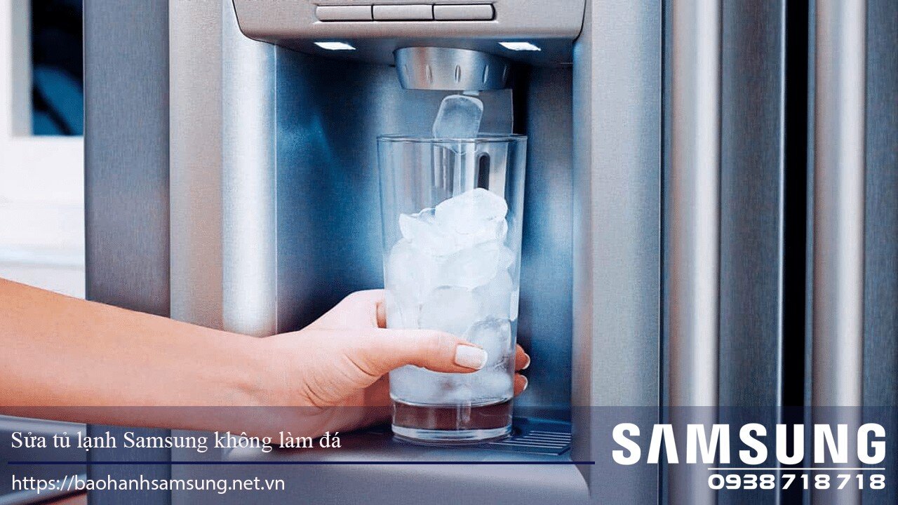 Ice maker Samsung refrigerator not chilling properly, causing ice to not form. Check here for Samsung Vietnam warranty and repair services for refrigerator issues.