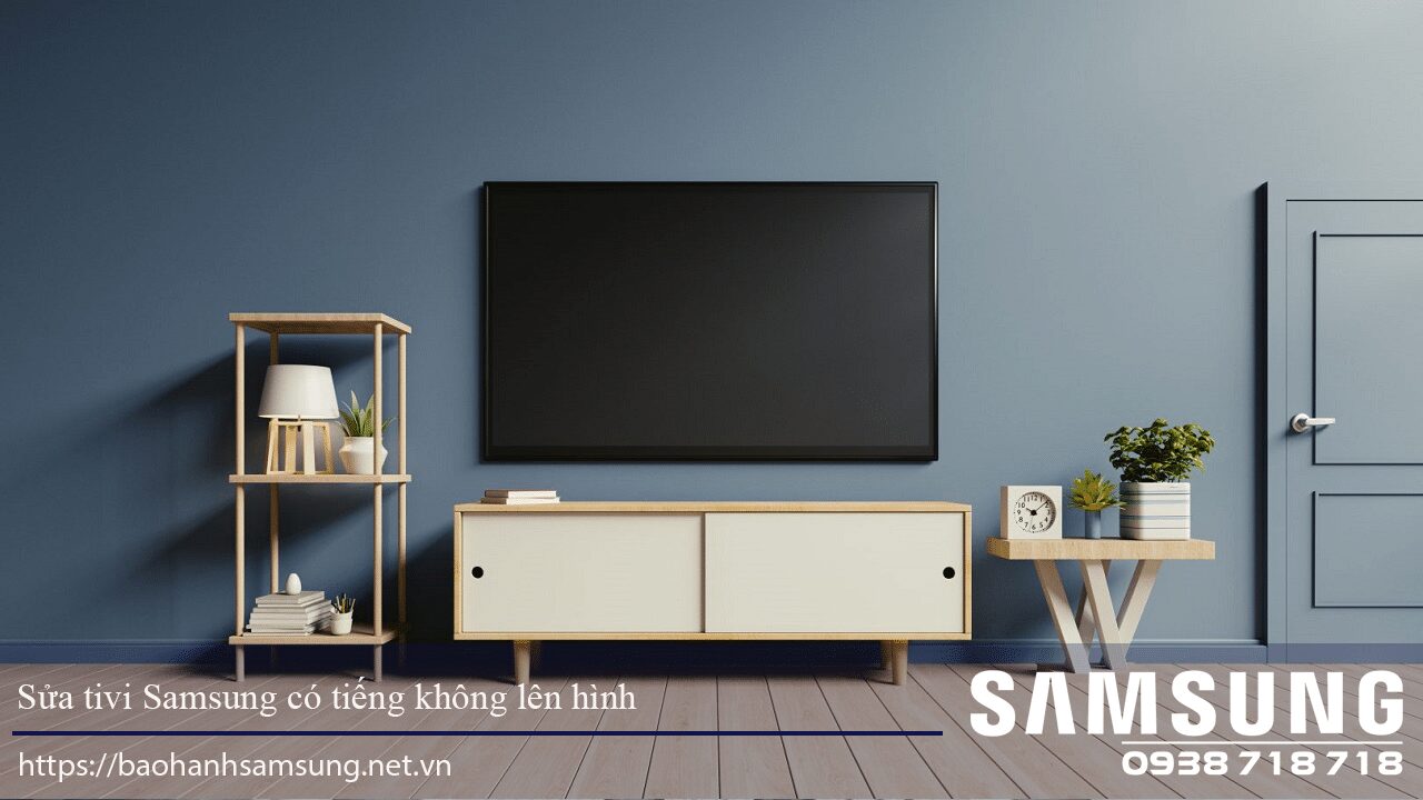 Samsung TV repair without sound issues in Vietnam.